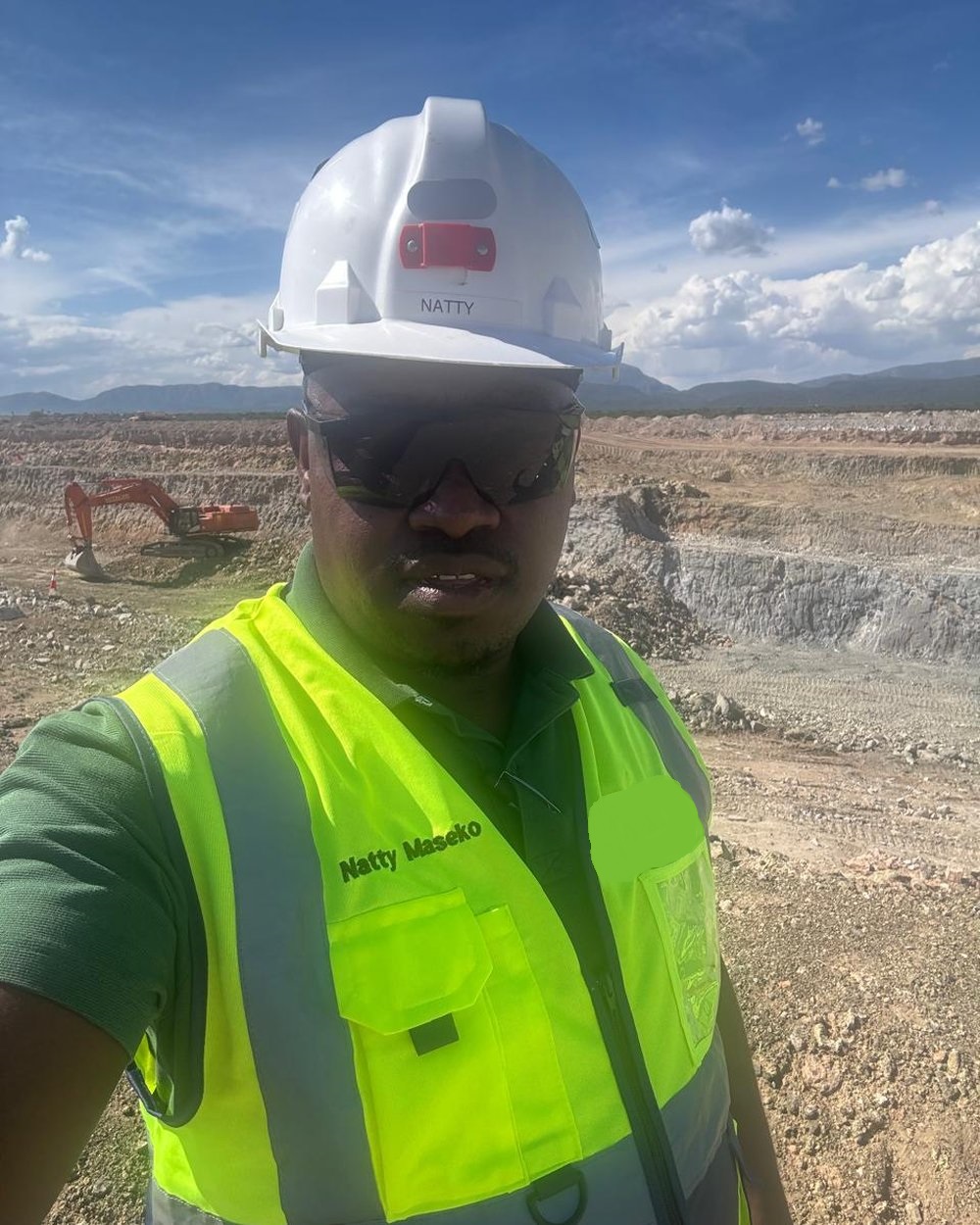 Founder Nkosinathi Maseko on site